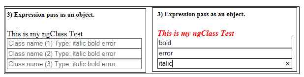 Pass expression as an array